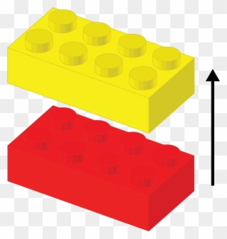 Separate The Yellow And Red Blocks - Plastic Clipart