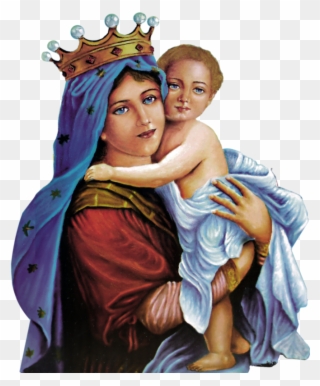 Saint Mary And Jesus Clipart