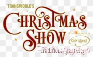 Transworld's Christmas Show - Calligraphy Clipart