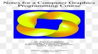 Notes For A Computer Graphics Programming Course Rsc/cs3600f00/notes - Graphic Design Clipart