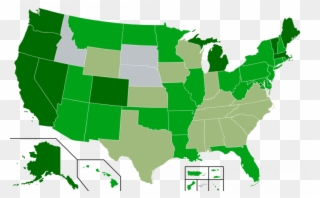 Gennaio 22, - States With Medical Marijuana Clipart