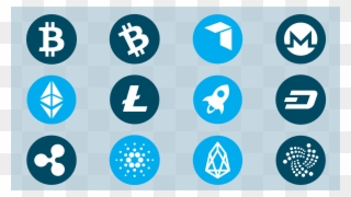 The Top 12 Cryptocurrencies And What They Are And Aren't - Famous Cryptocurrency Token Logo Clipart