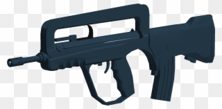 Famas - Assault Rifle Clipart