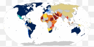 Global Lgbt Rights Maps - Same Sex Marriage Worldwide Clipart