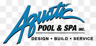 Aquatic Pool & Spa Service - Calligraphy Clipart