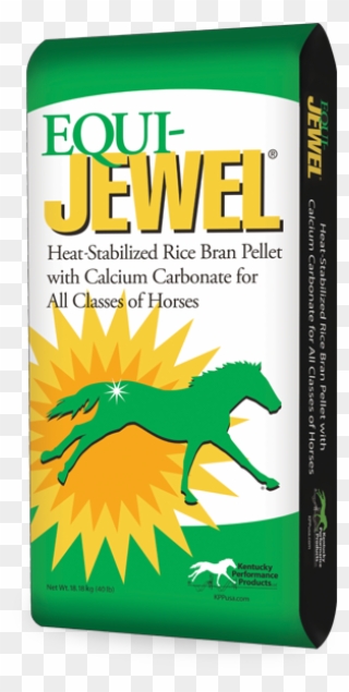 Calming, Muscle, Skin And Coat, Ulcer And Digestive - Equi Jewel Rice Bran Pellets Clipart