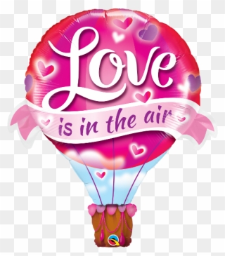 Love Is In The Air 42" Supershape Balloon - Balloon Clipart
