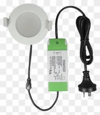 New 70mm Tri-colour Led Downlight Kit With High Cri90 - Laptop Power Adapter Clipart