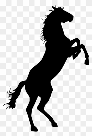 Hors4 - Horse Silhouette Png Clipart (#3370182) - PinClipart