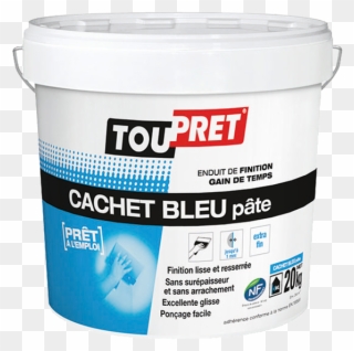 Cachet Bleu Pâte - Toupret Clipart
