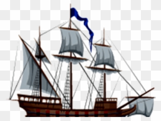 Caravel Clipart Three Masted - Transparent Caravel - Png Download