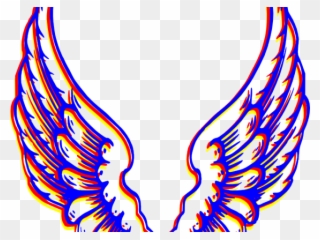 Angel Clipart Colorful - Angel Wings Logo Png Transparent Png