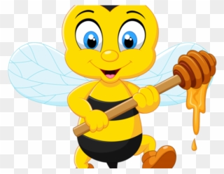 Bee Clipart King - Cartoon Honey Bee Clipart - Png Download