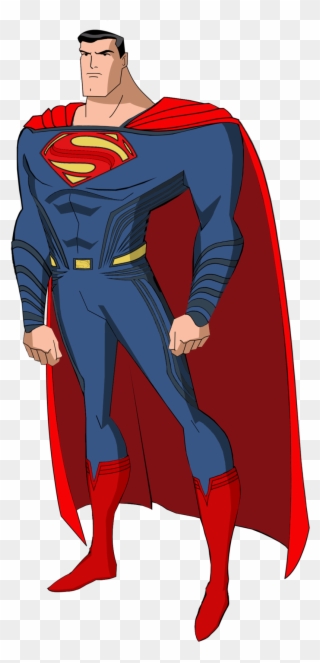Superman Clipart Picsart Png - Superman Justice League Animated Transparent Png