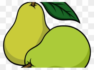 Pear Clipart Sketch - 2 Pears Clip Art - Png Download