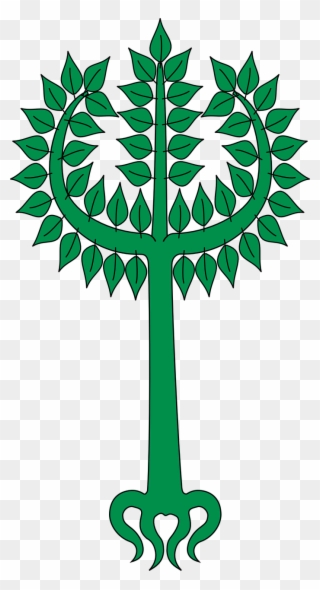 Tree Heraldic Symbol - Sketch Of Enveloped Virus Clipart