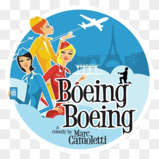 Play Poster Boeing Boeing Clipart