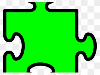 Green Clipart Puzzle - Transparent Background Puzzle Pieces Clipart - Png Download