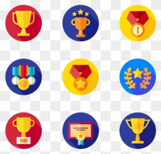 Awards - Flat Icon Clipart