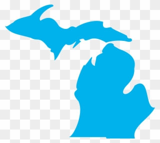 Michigan Based - State Of Michigan Clipart