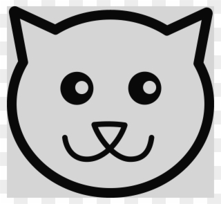 Cat Face Cartoon Drawing Clipart