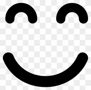 Emoticon Square Smiling Face With Closed Eyes Comments - Ojos De Emoji Para Imprimir Clipart