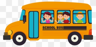 School Bus Transport - School Bus Icon Clipart