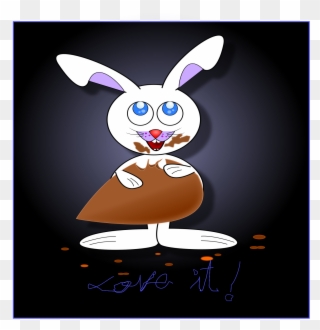 Chocolate Easter Bunny Clip Art - Easter Bunny - Png Download