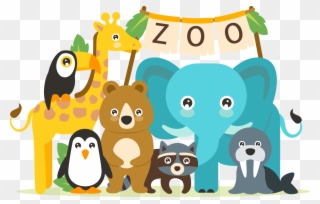 The Best Cute Clipart Images From 50 Cliparts Of - Animals Cartoon Zoo Png Transparent Png