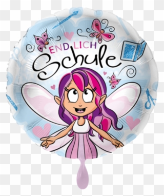 Ballon Für Schultüte Schulanfang Einschulung Erster - Fairy Clipart