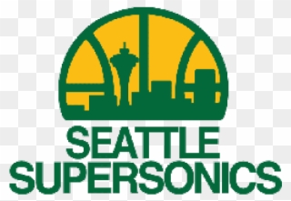 Oklahoma City Thunder Clipart Old - Seattle Supersonics Logo - Png Download