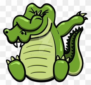Dabbing Animals Gator By Farro - Alligator Dabbing Clipart