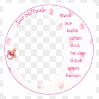 Taufe Tortenaufleger - Circle Clipart