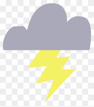 Lightning Bolt Png Transparent Background - Mlp Lightning Cutie Mark Clipart
