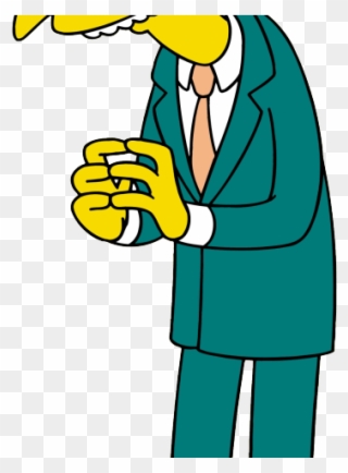 Depression Clipart Election - Mayor In The Simpsons - Png Download