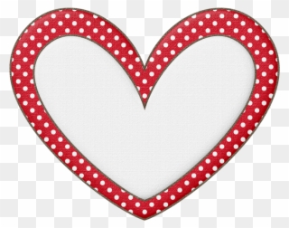 Hearts ‿✿⁀♡♥♡❤ Happy Heart, My Heart, Valentine Ideas - Black Polka Dot Heart Clipart