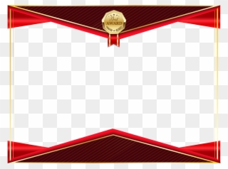 Certificate Png Transparent Image - Certificate Border With Ribbon Clipart