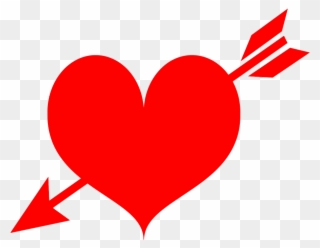 Arrow Through Heart Png - Happy Valentines Day Aunt And Uncle Clipart