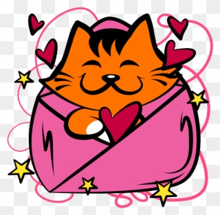 Kiki Adores Surprise Letter Gift Clipart