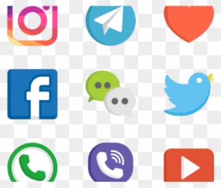 Social Media Clipart Transparent - Png Download
