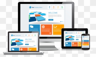 Web Design Clipart Home Page - Mobile And Desktop Websites - Png Download