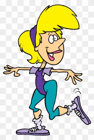 Don't Forget To Exercise - Cartoon Aerobics Clipart