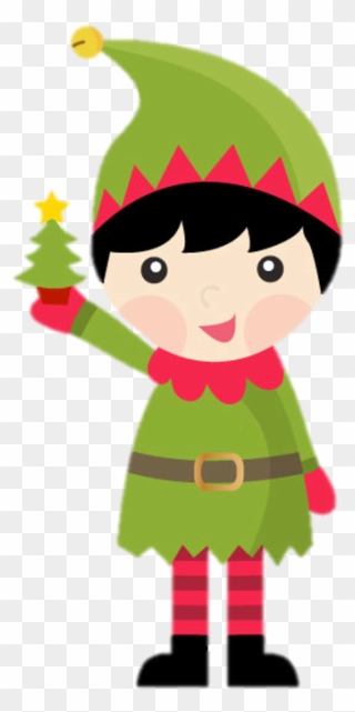 Somehow Amongst All This Activity The Gaskin Family - 3 Elves Clipart