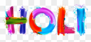 Happy Holi Text Png Transparent Images - Happy Holi Png Text Clipart