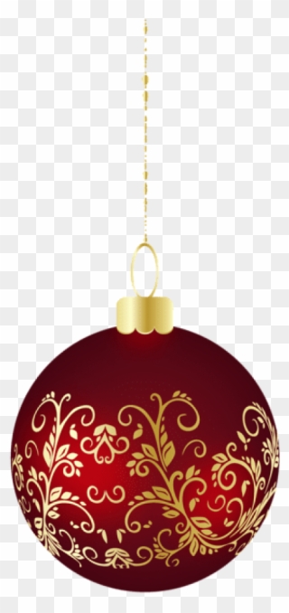 Free Png Large Transparent Christmas Ball Ornament - Real Christmas Ornaments Png Clipart