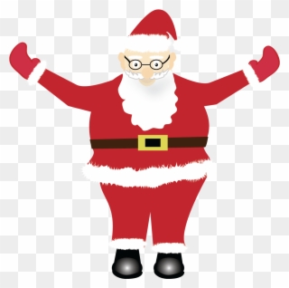 Print And Cut Santa Graphic File Example Image - Santa Claus Clipart