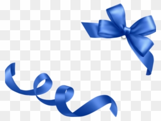 Winner Ribbon Clipart Png Format - Blue Gift Ribbon Png Transparent Png