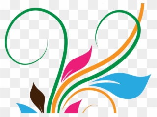 Design Clipart Png Format - Transparent Floral Vector Png