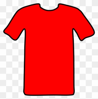 T-shirt, Basic, Red, Png - Active Shirt Clipart