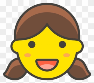 Girl Emoji - Icon Clipart